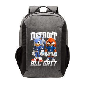 Detroit Sonic And Knuckles All Grit Football Vector Backpack