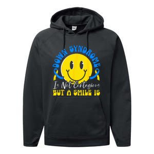 Down Syndrome Awareness Extra Chromosome Trisonomy 21 Performance Fleece Hoodie