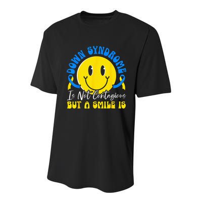 Down Syndrome Awareness Extra Chromosome Trisonomy 21 Youth Performance Sprint T-Shirt