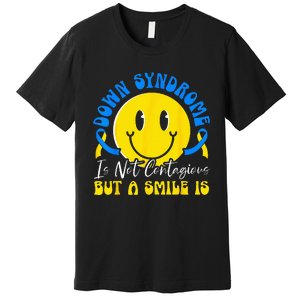 Down Syndrome Awareness Extra Chromosome Trisonomy 21 Premium T-Shirt