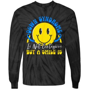 Down Syndrome Awareness Extra Chromosome Trisonomy 21 Tie-Dye Long Sleeve Shirt