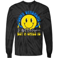 Down Syndrome Awareness Extra Chromosome Trisonomy 21 Tie-Dye Long Sleeve Shirt