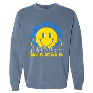 Down Syndrome Awareness Extra Chromosome Trisonomy 21 Garment-Dyed Sweatshirt