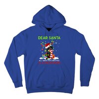 Dear Santa All I Want For Christmas Is A Dachshund Christmas Gift Hoodie