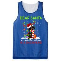 Dear Santa All I Want For Christmas Is A Dachshund Christmas Gift Mesh Reversible Basketball Jersey Tank