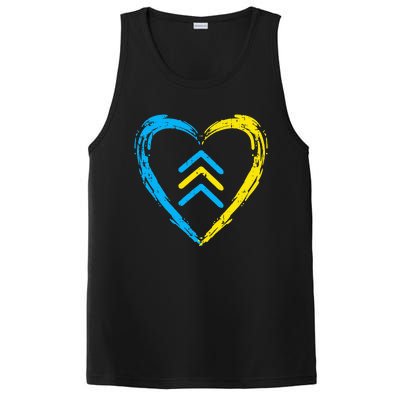 Down Syndrome Awareness Arrows Trisomy 21 T21 PosiCharge Competitor Tank