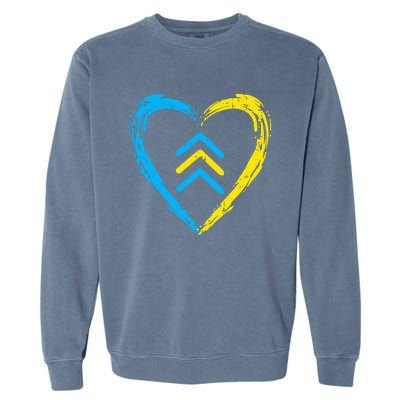 Down Syndrome Awareness Arrows Trisomy 21 T21 Garment-Dyed Sweatshirt