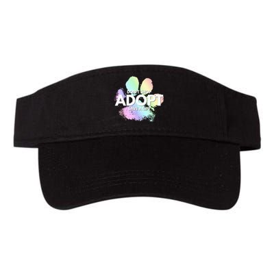 Dont Shop Adopt Dog Cat Rescue Kind Animal Rights Lover Valucap Bio-Washed Visor