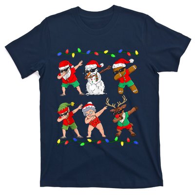 Dabbing Santa And Friends Christmas In July Xmas T-Shirt