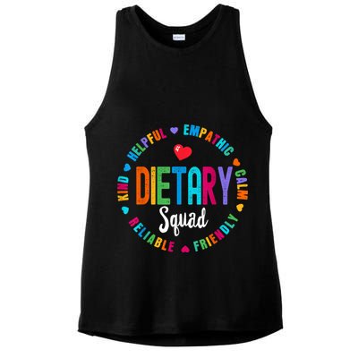 Dietary SQUAD Appreciation Week Healthcare Dietitian Squad Ladies PosiCharge Tri-Blend Wicking Tank