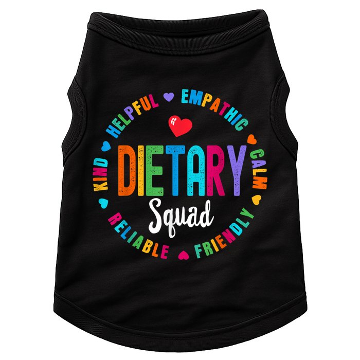 Dietary SQUAD Appreciation Week Healthcare Dietitian Squad Doggie Tank