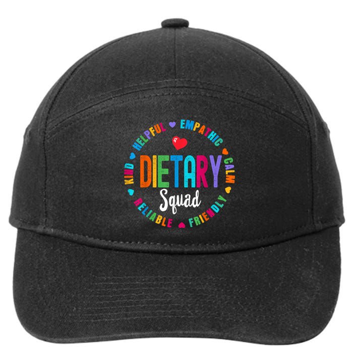 Dietary SQUAD Appreciation Week Healthcare Dietitian Squad 7-Panel Snapback Hat