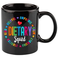 Dietary SQUAD Appreciation Week Healthcare Dietitian Squad 11oz C Handle Ceramic Mug