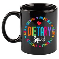 Dietary SQUAD Appreciation Week Healthcare Dietitian Squad 11oz C Handle Ceramic Mug