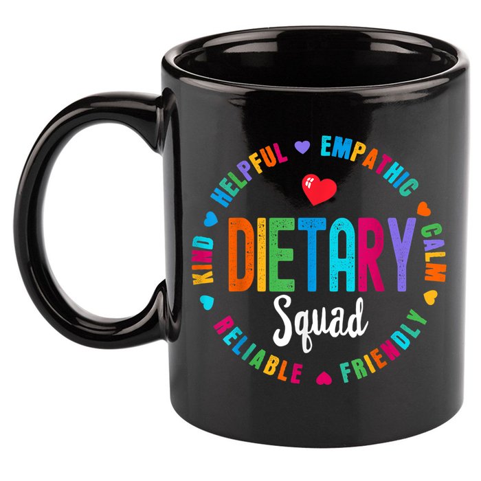Dietary SQUAD Appreciation Week Healthcare Dietitian Squad 11oz C Handle Ceramic Mug