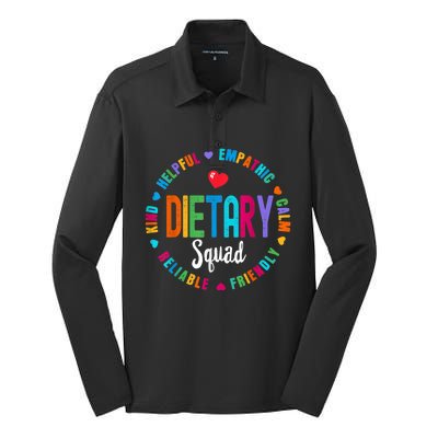 Dietary SQUAD Appreciation Week Healthcare Dietitian Squad Silk Touch Performance Long Sleeve Polo