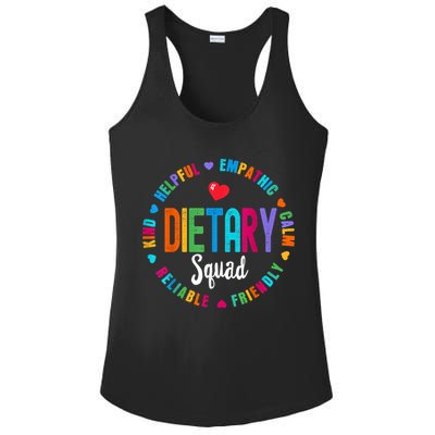 Dietary SQUAD Appreciation Week Healthcare Dietitian Squad Ladies PosiCharge Competitor Racerback Tank