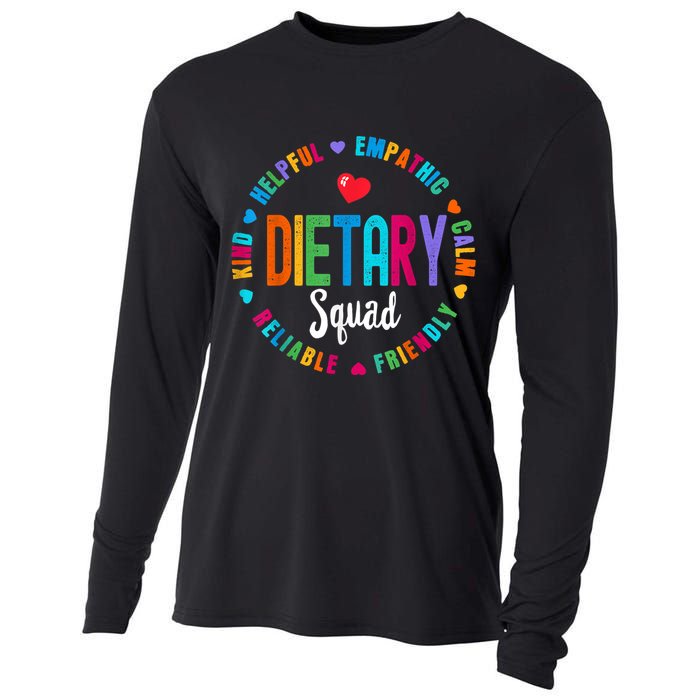 Dietary SQUAD Appreciation Week Healthcare Dietitian Squad Cooling Performance Long Sleeve Crew
