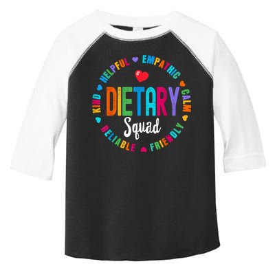 Dietary SQUAD Appreciation Week Healthcare Dietitian Squad Toddler Fine Jersey T-Shirt