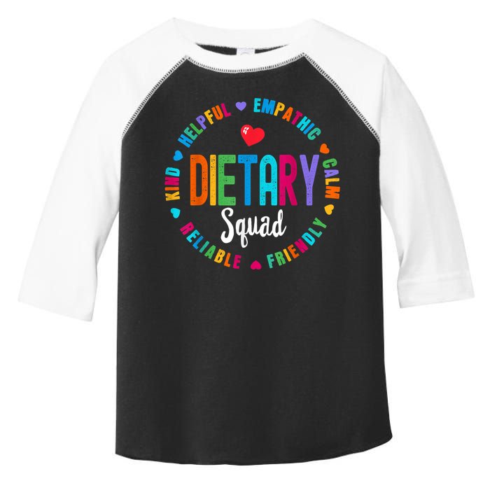 Dietary SQUAD Appreciation Week Healthcare Dietitian Squad Toddler Fine Jersey T-Shirt