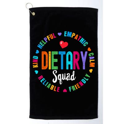 Dietary SQUAD Appreciation Week Healthcare Dietitian Squad Golf Towel