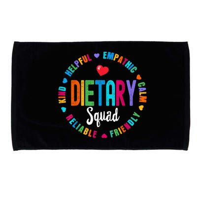 Dietary SQUAD Appreciation Week Healthcare Dietitian Squad Microfiber Hand Towel
