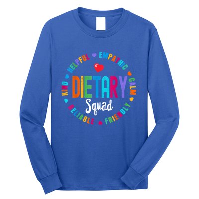 Dietary SQUAD Appreciation Week Healthcare Dietitian Squad Long Sleeve Shirt