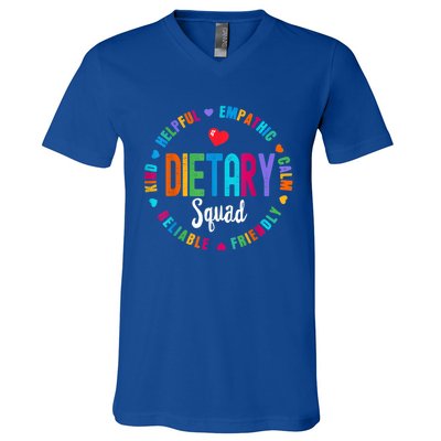 Dietary SQUAD Appreciation Week Healthcare Dietitian Squad V-Neck T-Shirt