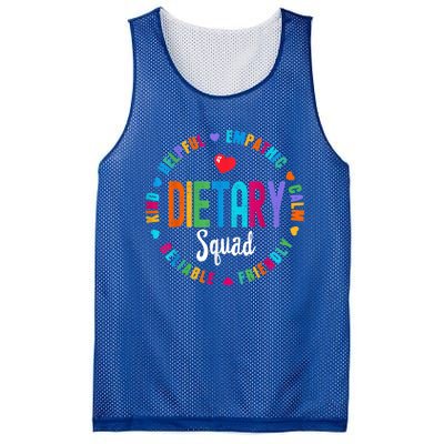 Dietary SQUAD Appreciation Week Healthcare Dietitian Squad Mesh Reversible Basketball Jersey Tank