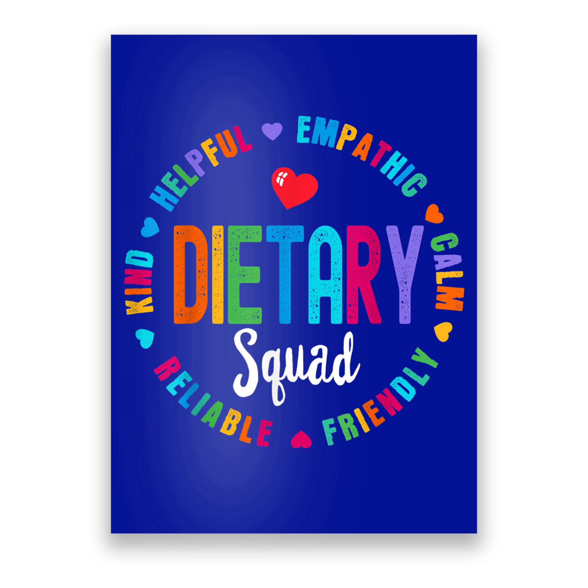 Dietary SQUAD Appreciation Week Healthcare Dietitian Squad Poster