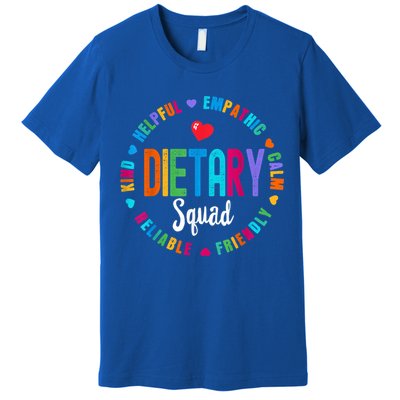 Dietary SQUAD Appreciation Week Healthcare Dietitian Squad Premium T-Shirt
