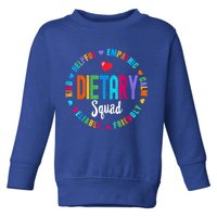 Dietary SQUAD Appreciation Week Healthcare Dietitian Squad Toddler Sweatshirt