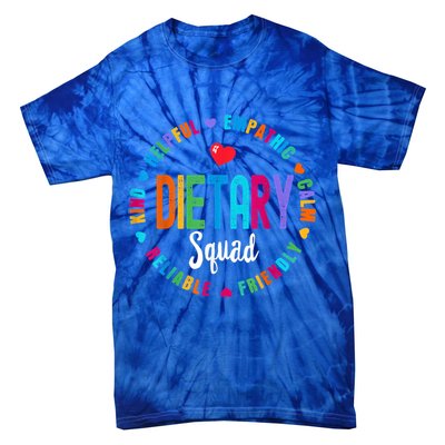 Dietary SQUAD Appreciation Week Healthcare Dietitian Squad Tie-Dye T-Shirt