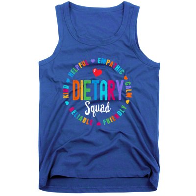 Dietary SQUAD Appreciation Week Healthcare Dietitian Squad Tank Top