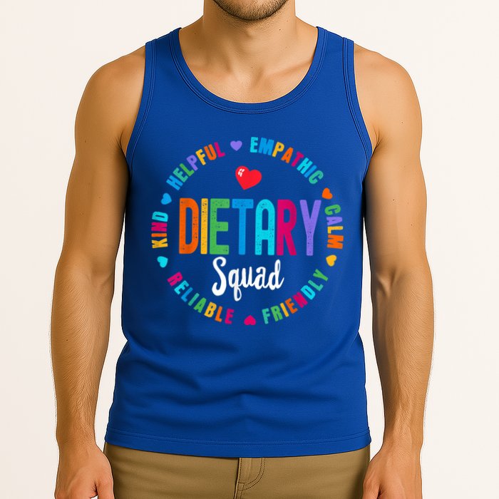 Dietary SQUAD Appreciation Week Healthcare Dietitian Squad Tank Top