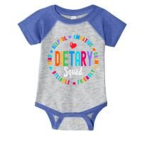 Dietary SQUAD Appreciation Week Healthcare Dietitian Squad Infant Baby Jersey Bodysuit