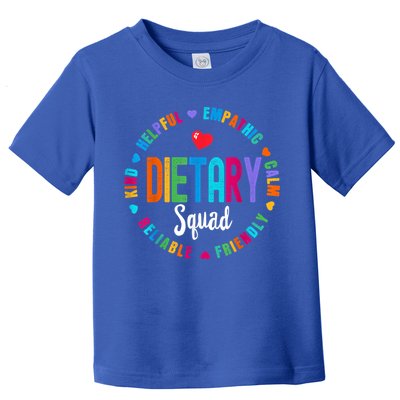 Dietary SQUAD Appreciation Week Healthcare Dietitian Squad Toddler T-Shirt
