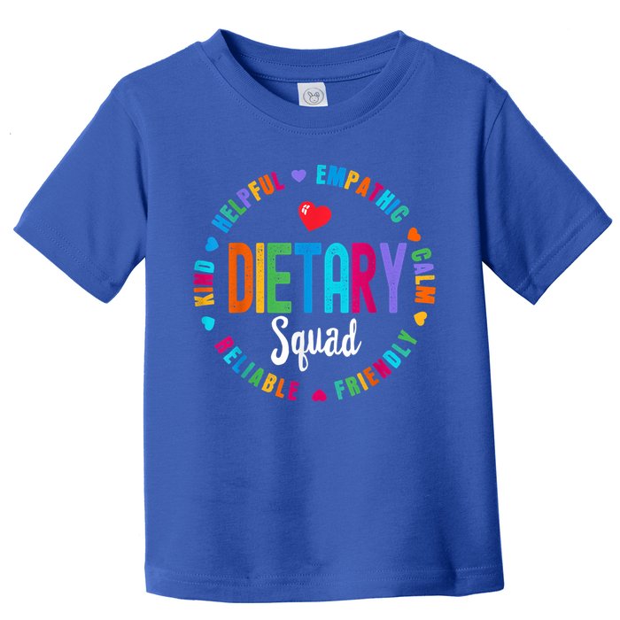 Dietary SQUAD Appreciation Week Healthcare Dietitian Squad Toddler T-Shirt