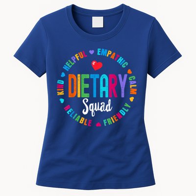 Dietary SQUAD Appreciation Week Healthcare Dietitian Squad Womens T-Shirt