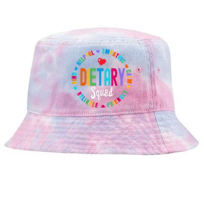 Dietary SQUAD Appreciation Week Healthcare Dietitian Squad Tie-Dyed Bucket Hat