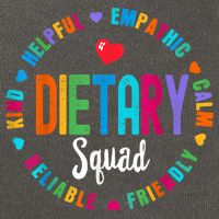 Dietary SQUAD Appreciation Week Healthcare Dietitian Squad Cotton Canvas Backpack