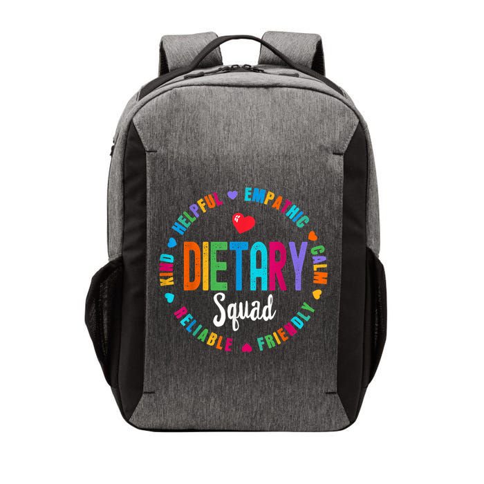 Dietary SQUAD Appreciation Week Healthcare Dietitian Squad Vector Backpack