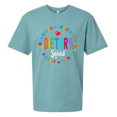 Dietary SQUAD Appreciation Week Healthcare Dietitian Squad Sueded Cloud Jersey T-Shirt