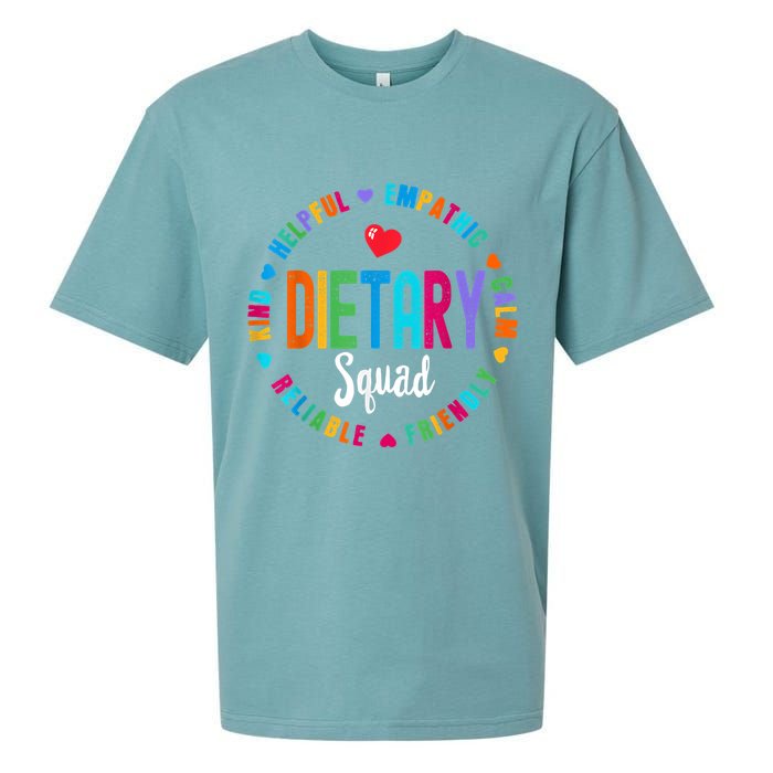 Dietary SQUAD Appreciation Week Healthcare Dietitian Squad Sueded Cloud Jersey T-Shirt