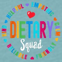 Dietary SQUAD Appreciation Week Healthcare Dietitian Squad Sueded Cloud Jersey T-Shirt