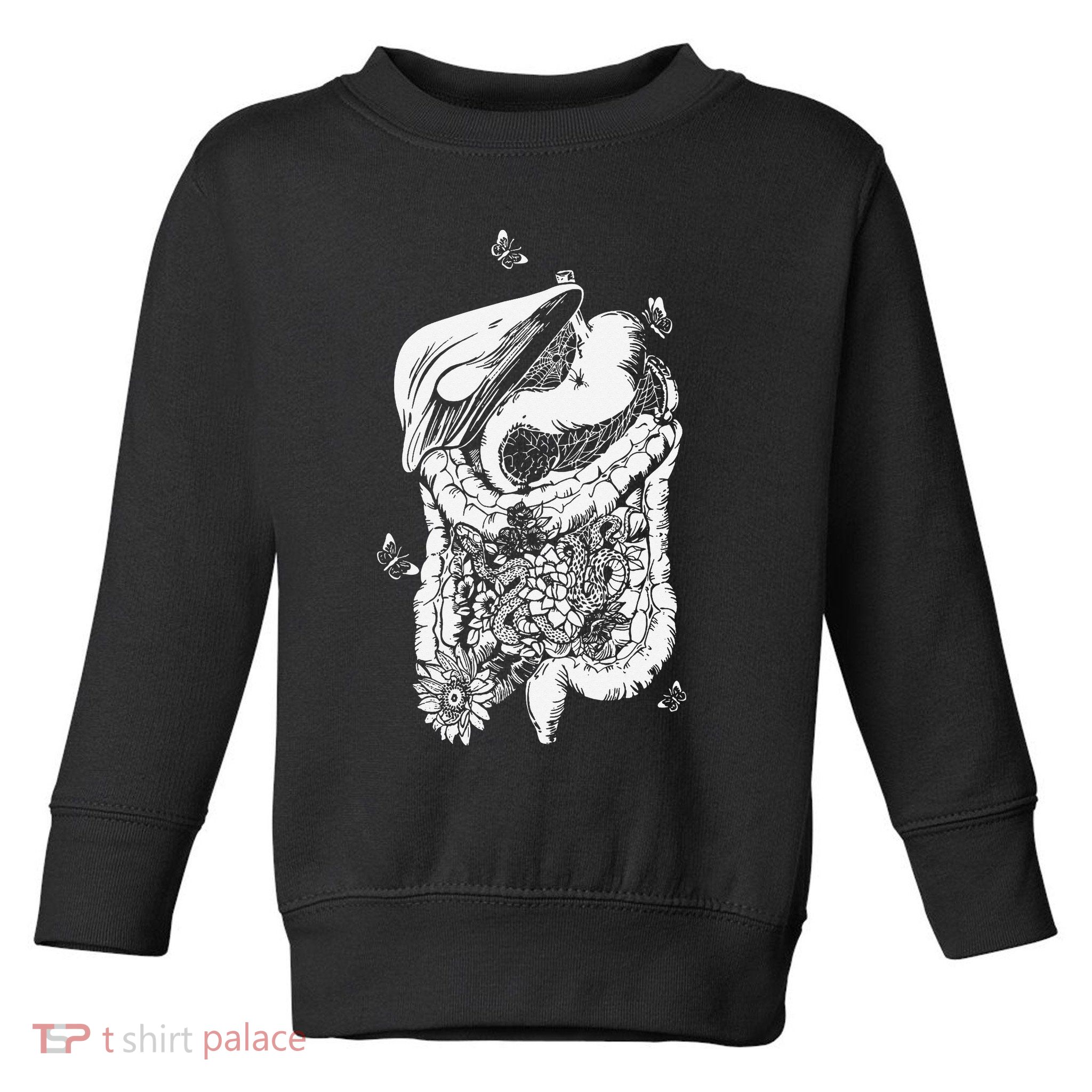 Digestive System Anatomy Flower GI Nurse Gastroenterology Toddler Sweatshirt