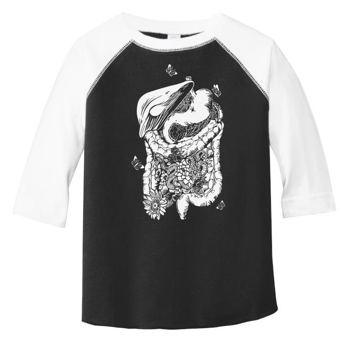 Digestive System Anatomy Flower GI Nurse Gastroenterology Toddler Fine Jersey T-Shirt