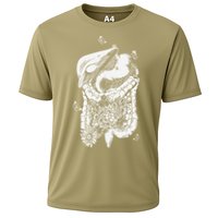 Digestive System Anatomy Flower GI Nurse Gastroenterology Cooling Performance Crew T-Shirt