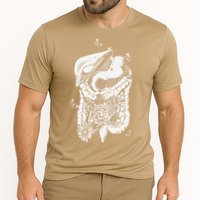 Digestive System Anatomy Flower GI Nurse Gastroenterology Cooling Performance Crew T-Shirt