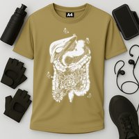 Digestive System Anatomy Flower GI Nurse Gastroenterology Cooling Performance Crew T-Shirt